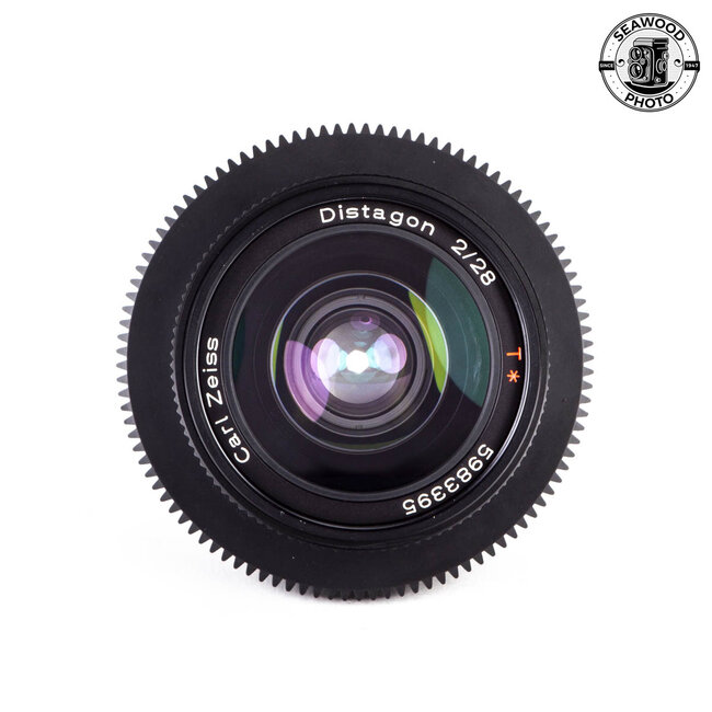 Contax C/Y 28mm f2 Zeiss Distagon Duclos Cine Mod to Canon EF EXCELLENT