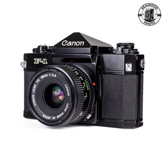 Canon Canon F-1 w/ FD 28mm f/2.8 GOOD+