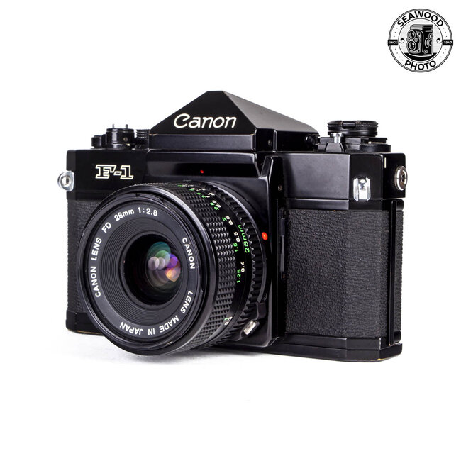 Canon F-1 w/ FD 28mm f/2.8 GOOD+