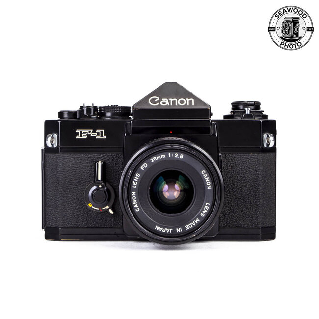 Canon F-1 w/ FD 28mm f/2.8 GOOD+