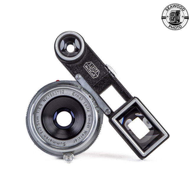 Leica 35mm f/3.5 Summaron w/Goggles GOOD