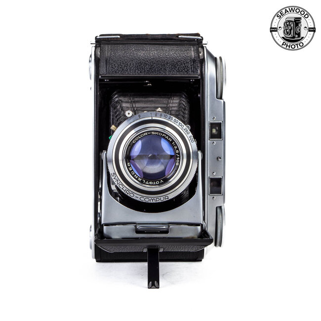 Voigtlander Bessa II Folding Medium Format Camera w/105mm Color Skopar GOOD