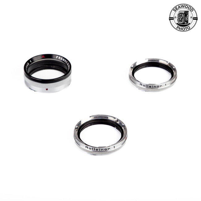 Rolleinar 1 Rolleiparkeil 1 28.5mm Mount Filter Set EXCELLENT