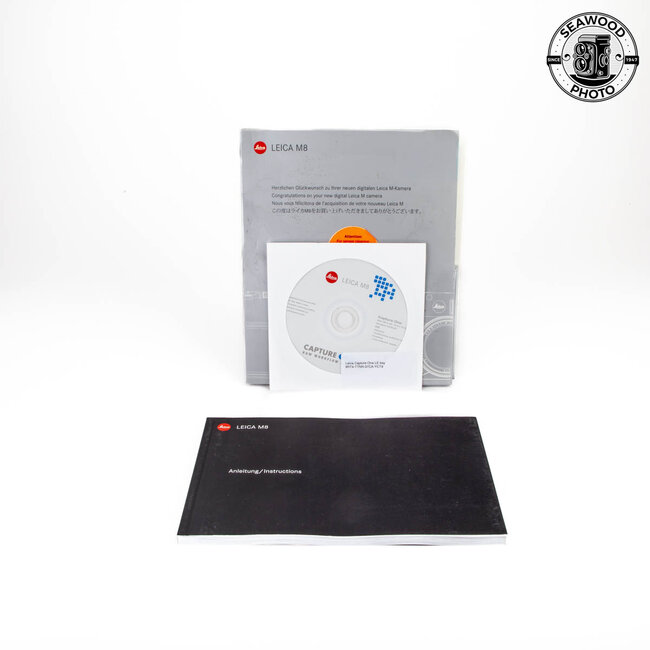 Leica M8 Instruction Manual  with CD GOOD