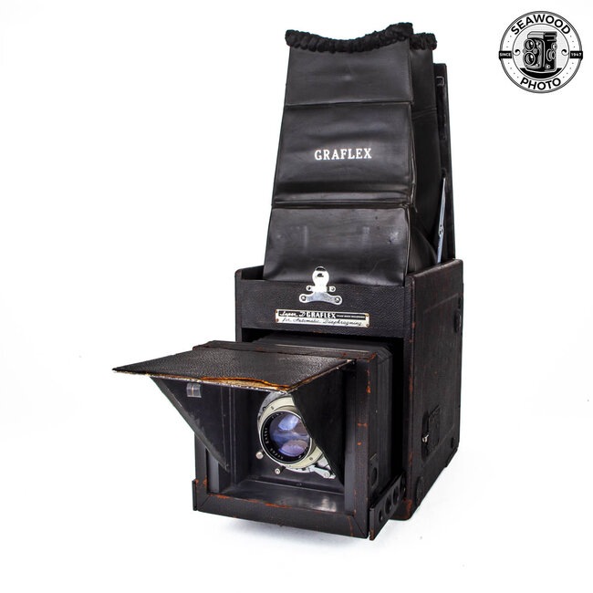 Graflex Super D 4x5 SLR w/Kodak 190mm f/5.6 Ektar GOOD