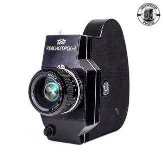 Krasnogorsk Krasnogorsk-3 Super 16mm Cinema Camera Nikon Mount GOOD+