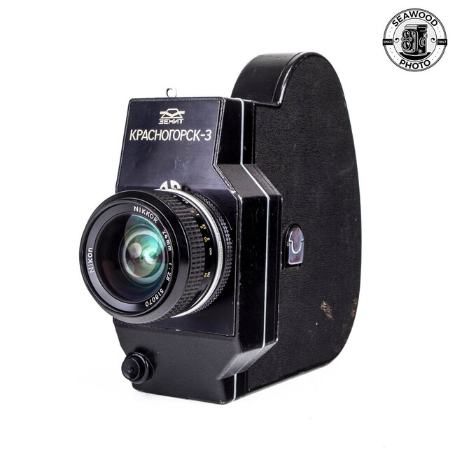 Krasnogorsk-3 Super 16mm Cinema Camera Nikon Mount GOOD+
