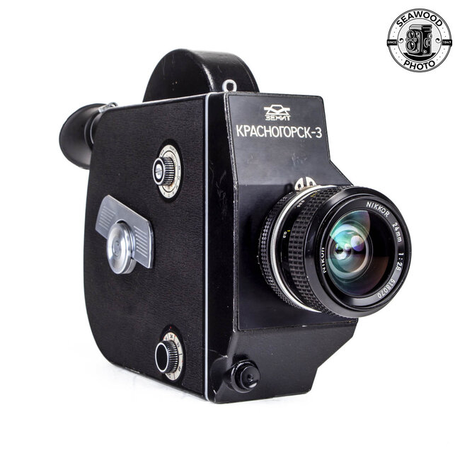 Krasnogorsk-3 Super 16mm Cinema Camera Nikon Mount GOOD+