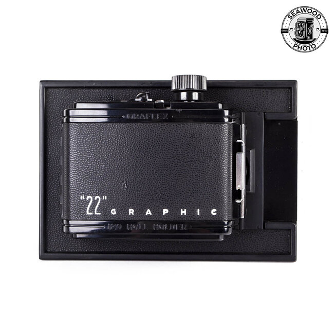 Graflex 22 120 Back for 4x5 Cameras;  6x6 Format EXCELLENT