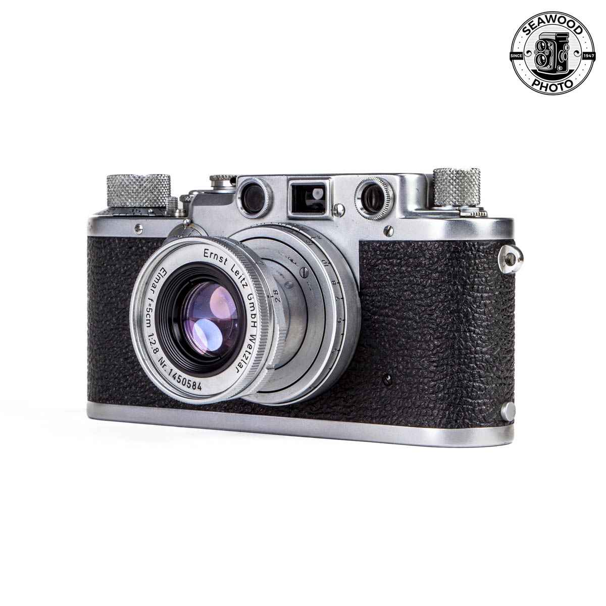 【2026.4月OH済】最上級品Leica Elmar50㎜ Leica IIIf (1951) with Leitz 50mm f/2.8 Collapsible Elmar