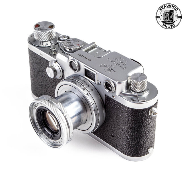 Leica IIIf (1951) with Leitz 50mm f/2.8 Collapsible Elmar EXCELLENT