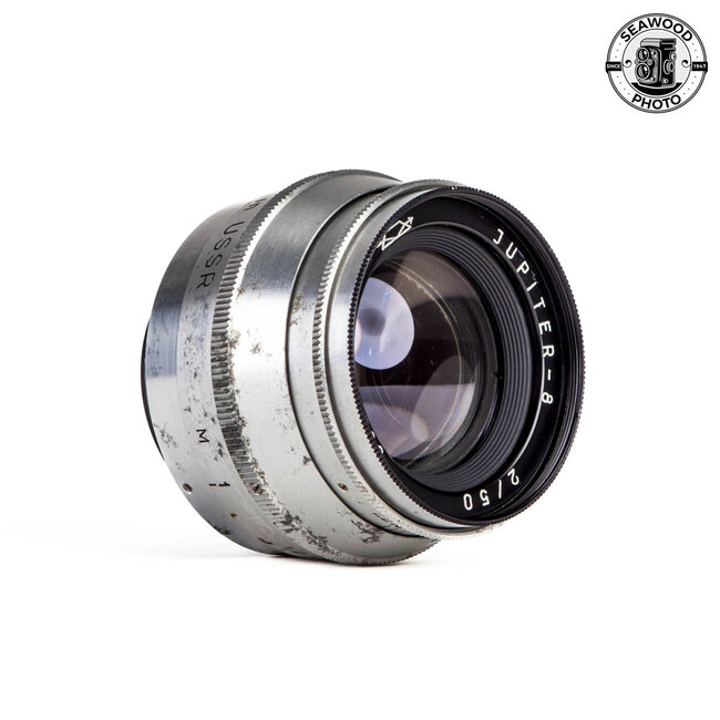 Jupiter-8 50mm f/2 Silver lens in Leica Thread Mount GOOD+