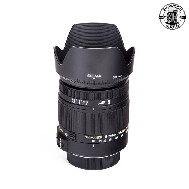 Sigma 18-250mm f/3.5-6.3 DC Macro OS HSM Nikon F GOOD+