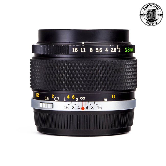 Olympus OM 28mm f2 GOOD+