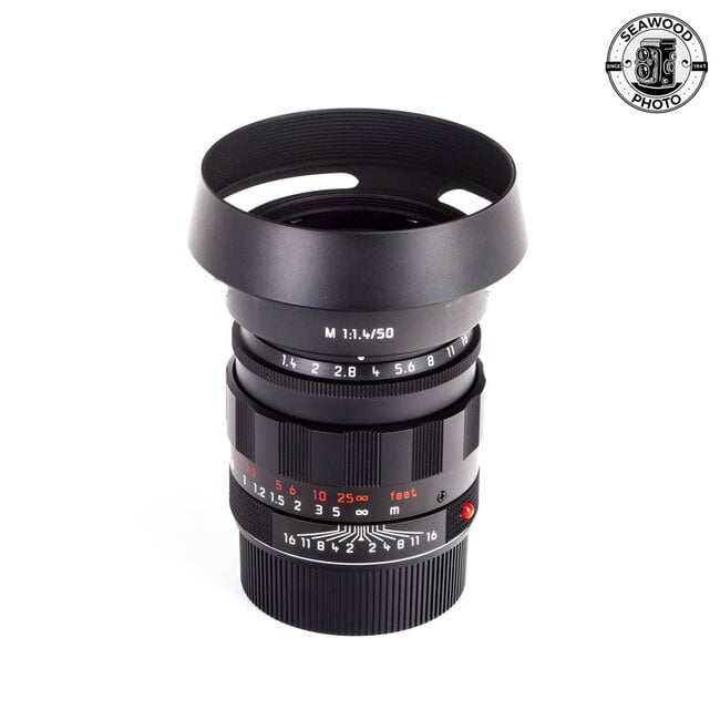 Leica Summilux - M 50mm f1.4 11688 Limited Black Chrome Like New