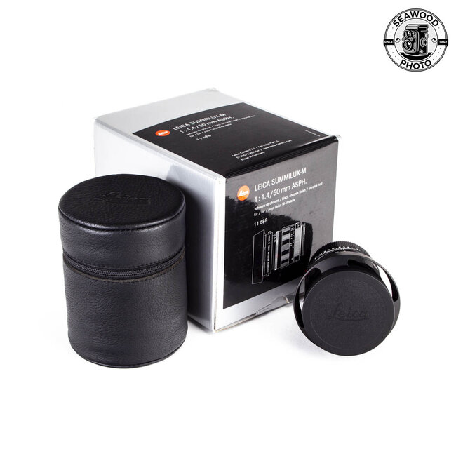 Leica Summilux - M 50mm f1.4 11688 Limited Black Chrome Like New