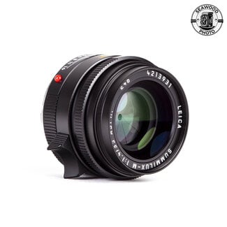 Leica Leica Summilux - M 35mm f1.4 ASPH. Black 11663 Excellent