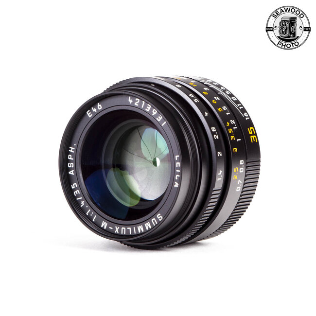 Leica Summilux - M 35mm f1.4 ASPH. Black 11663 Excellent
