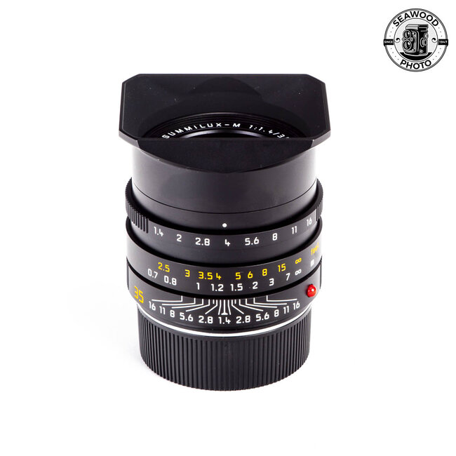 Leica Summilux - M 35mm f1.4 ASPH. Black 11663 Excellent