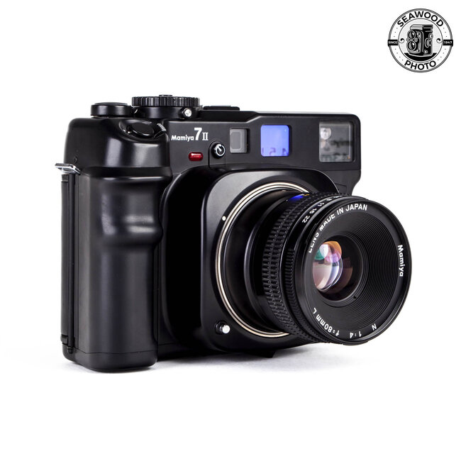 Mamiya 7II Black w/ 80mm f/4 N L GOOD+