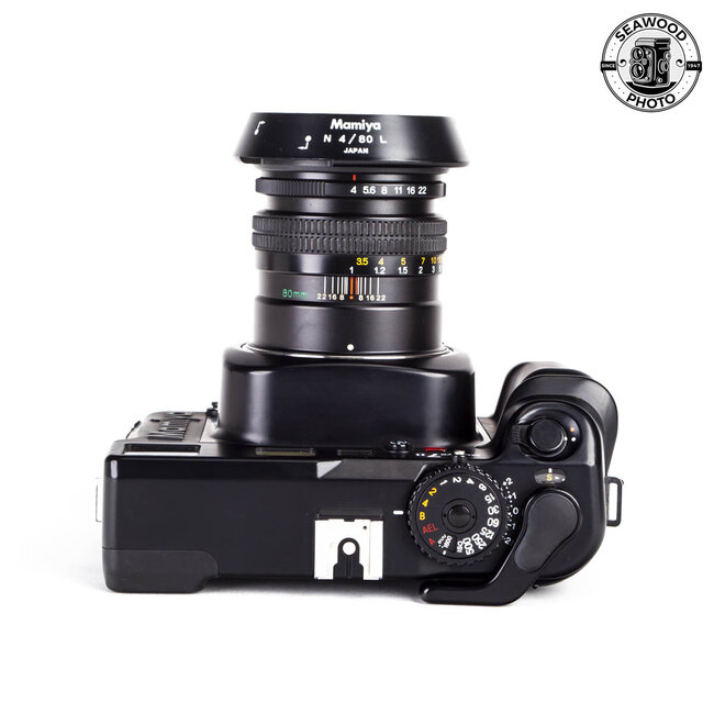 Mamiya 7II Black w/ 80mm f/4 N L GOOD+