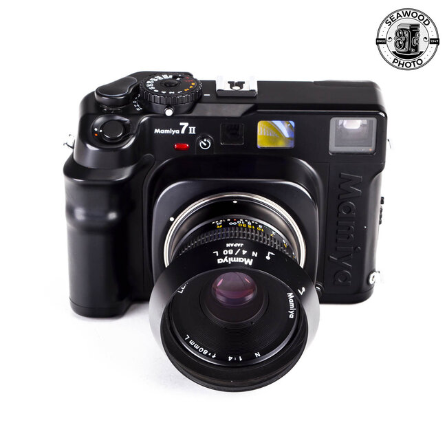Mamiya 7II Black w/ 80mm f/4 N L GOOD+
