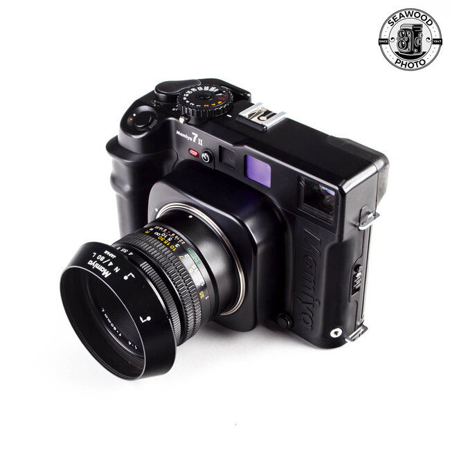 Mamiya 7II Black w/ 80mm f/4 N L GOOD+