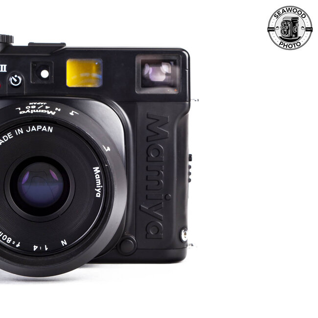 Mamiya 7II Black w/ 80mm f/4 N L GOOD+