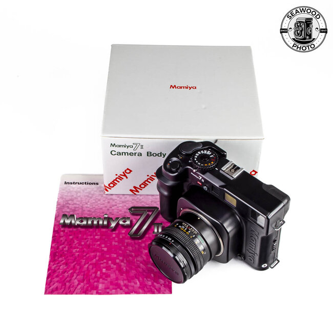 Mamiya 7II Black w/ 80mm f/4 N L GOOD+