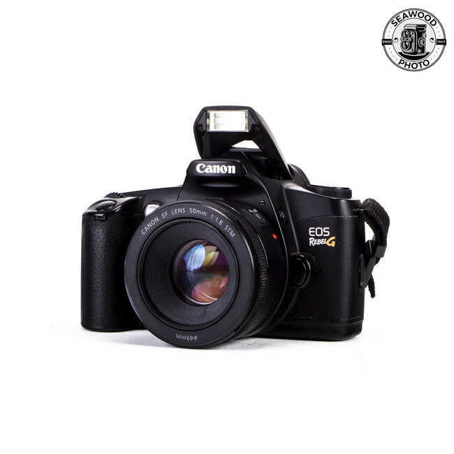 Canon EOS Rebel G 35mm SLR w/ 50mm f/1.8 GOOD+
