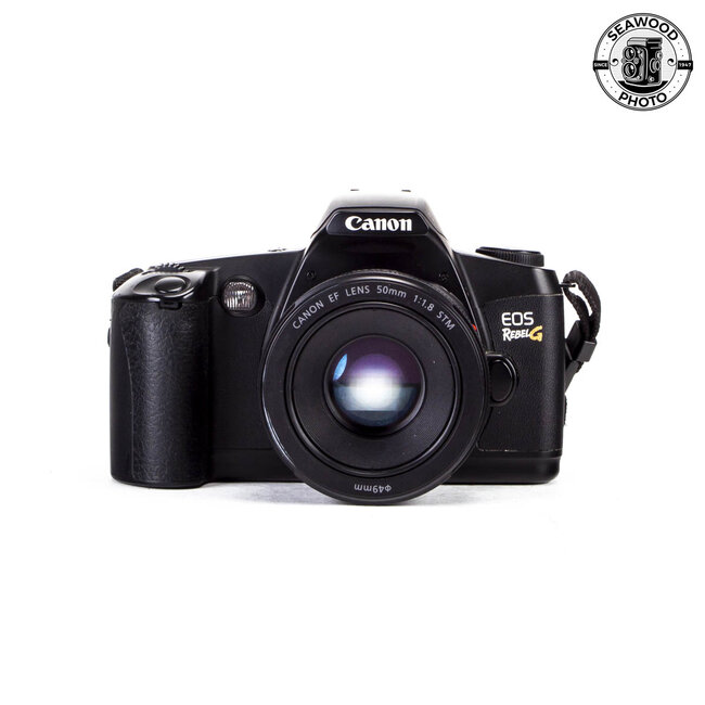 Canon EOS Rebel G 35mm SLR w/ 50mm f/1.8 GOOD+