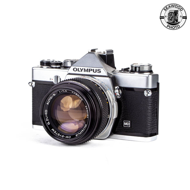 Olympus OM-1 w/ Zuiko Auto-S 50mm f/1.4 GOOD+