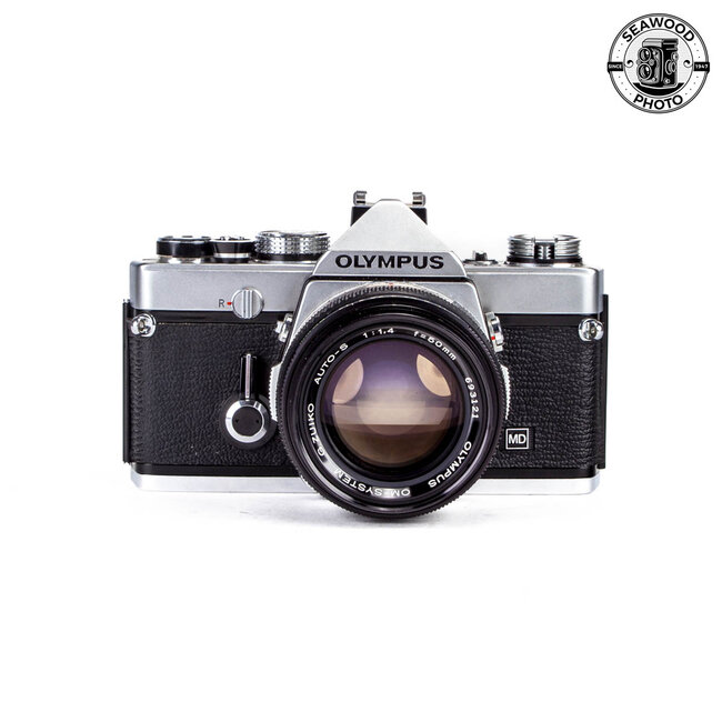 Olympus OM-1 w/ Zuiko Auto-S 50mm f/1.4 GOOD+
