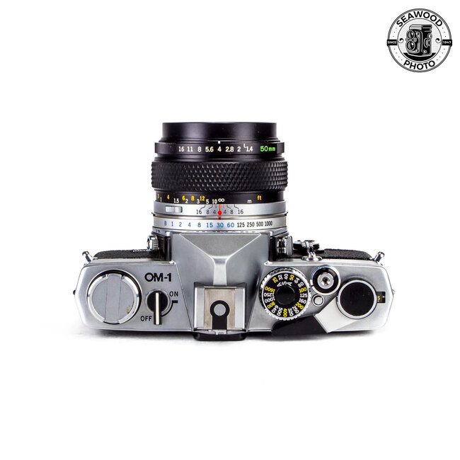 Olympus OM-1 w/ Zuiko Auto-S 50mm f/1.4 GOOD+