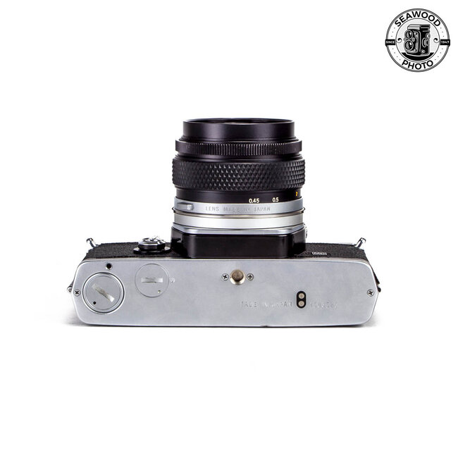 Olympus OM-1 w/ Zuiko Auto-S 50mm f/1.4 GOOD+