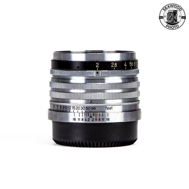 Nikon Nikkor-H.C 50mm f/2 in Leica M39 Mount GOOD+