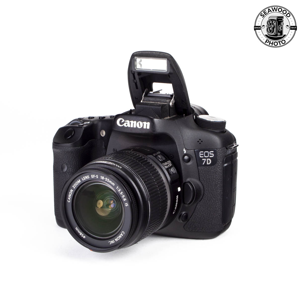 Canon EOS 7D 18MP w/ EF-S 18-55mm f/3.5-5.6 GOOD+ - Seawood Photo