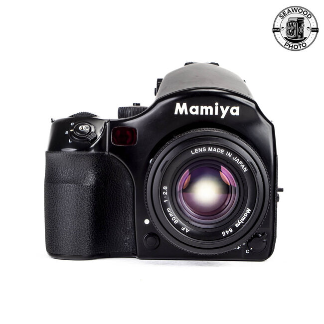 Mamiya 645 AFD w/80mm f2.8 and 120 Back GOOD