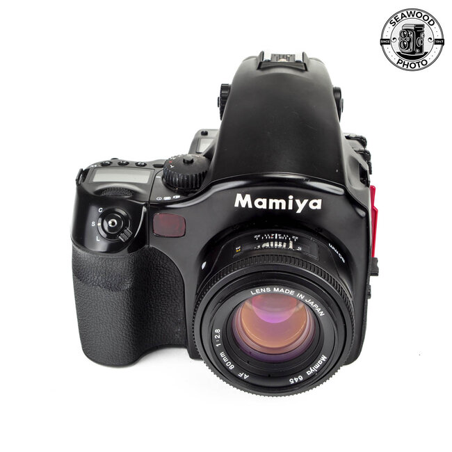 Mamiya 645 AFD w/80mm f2.8 and 120 Back GOOD