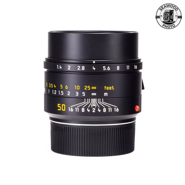 Leica Summilux - M 50mm f1.4 ASPH Black 11728 EXCELLENT