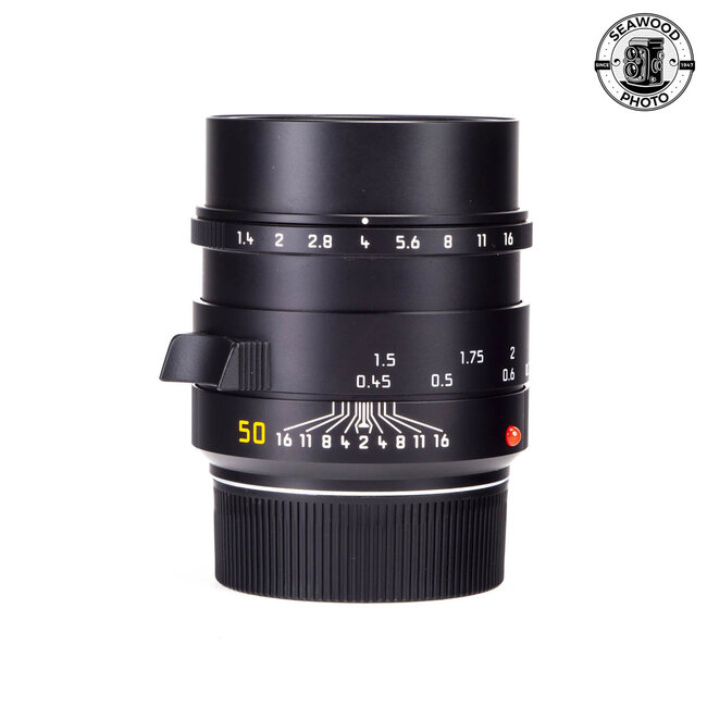Leica Summilux - M 50mm f1.4 ASPH Black 11728 EXCELLENT