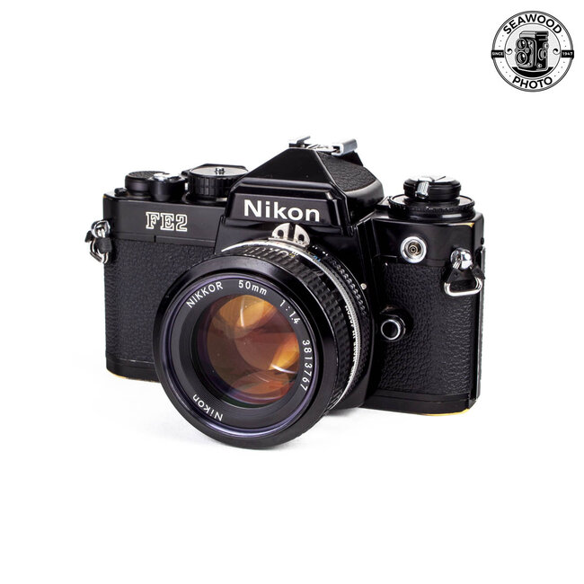 Nikon FE2 Black w/50mm f1.4 GOOD