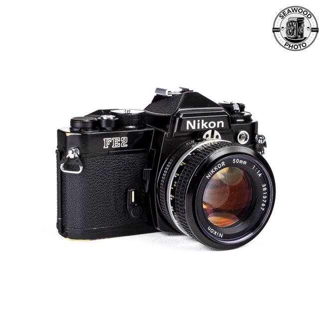 Nikon FE2 Black w/50mm f1.4 GOOD