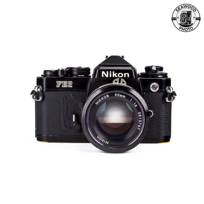 Nikon FE2 Black w/50mm f1.4 GOOD
