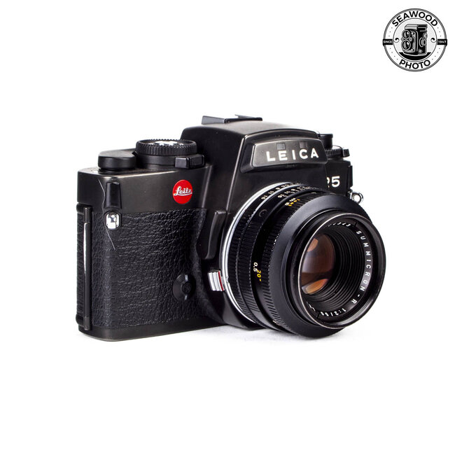 Leica R5 SLR w/ 50mm f/2 Summicron-R 1-Cam GOOD+