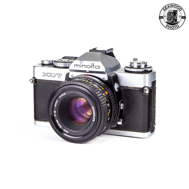 Minolta XD7 w/ MD 50mm f/2 GOOD