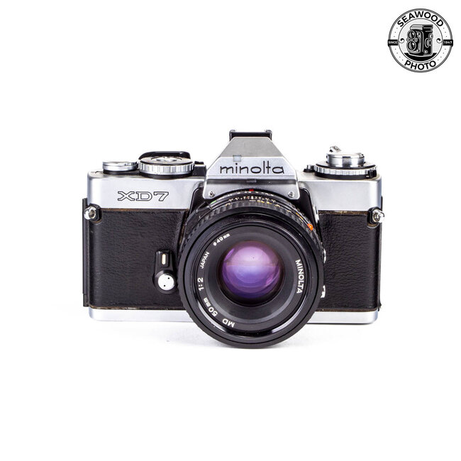 Minolta XD7 w/ MD 50mm f/2 GOOD