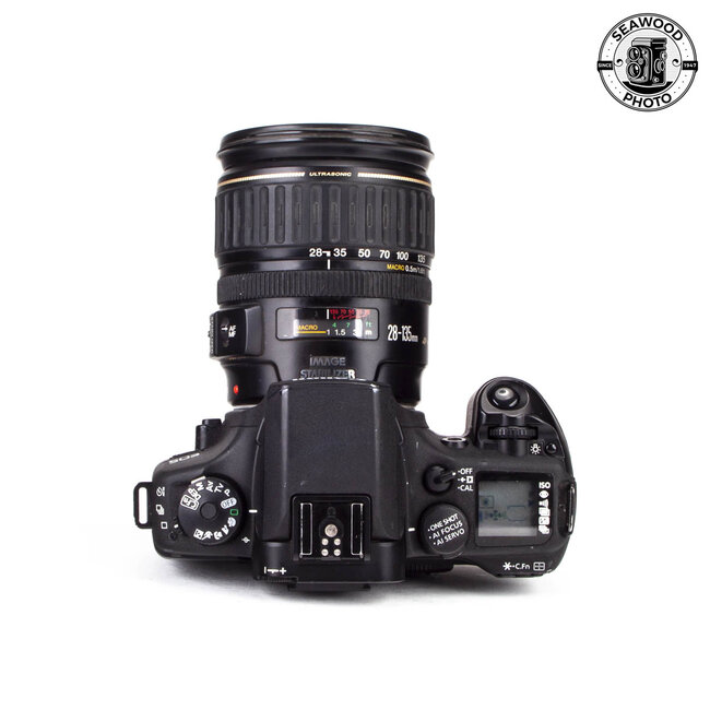 Canon EOS Elan 7NE w/ EF 28-135mm f/3.5-5.6 GOOD