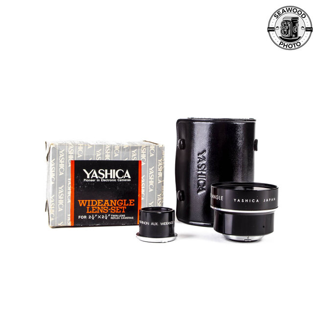 YashicaMat 124-G Wide Angle Lens Set Yashinon EXCELLENT