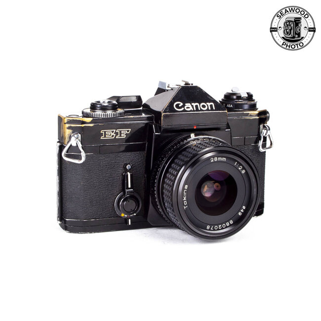 Canon EF 35mm SLR w/ Tokina 28mm f/2.8 GOOD